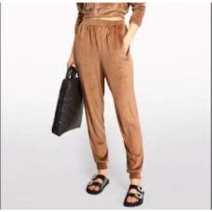 Skims Velour Bronze‎ Copper Joggers Bronze Sz M Cozy Luxe Y2K Baddie Streetwear